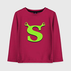 Детский лонгслив Shrek: Logo S