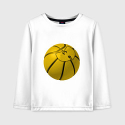 Лонгслив хлопковый детский Wu-Tang Basketball, цвет: белый