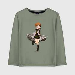 Детский лонгслив ТАНКИСТКА