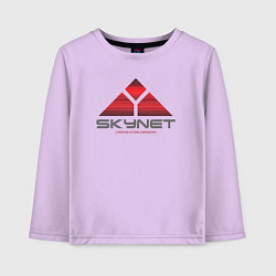 Лонгслив хлопковый детский Skynet, цвет: лаванда