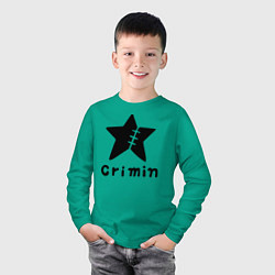 Лонгслив хлопковый детский Crimin бренд One Piece, цвет: зеленый — фото 2