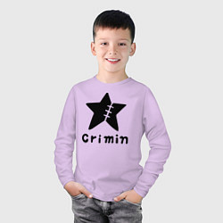 Лонгслив хлопковый детский Crimin бренд One Piece, цвет: лаванда — фото 2