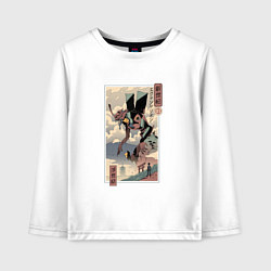 Детский лонгслив ЕВАНГЕЛИОН ДРЕВНЯЯ ГРАВЮРА