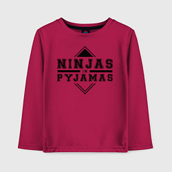 Детский лонгслив Ninjas In Pyjamas