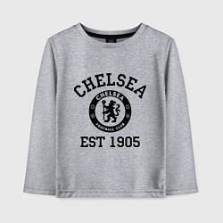 Лонгслив хлопковый детский Chelsea 1905, цвет: меланж