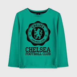 Лонгслив хлопковый детский Chelsea FC: Emblem, цвет: зеленый