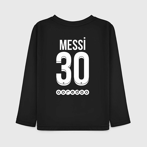 Детский лонгслив Messi 30 PSG / Черный – фото 2