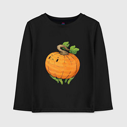 Детский лонгслив Недовольная тыква
