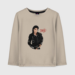 Детский лонгслив BAD Майкл Джексон