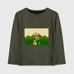 Детский лонгслив Mario Coins