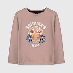 Лонгслив хлопковый детский Ванпанчмен 01, цвет: пыльно-розовый