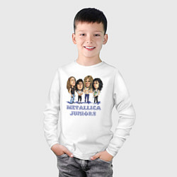 Лонгслив хлопковый детский Metallica juniors, цвет: белый — фото 2
