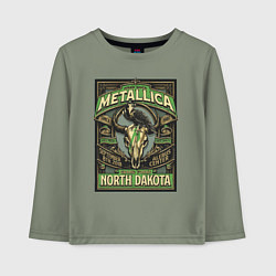 Детский лонгслив Metallica - North Dakota playbill