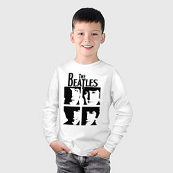 Лонгслив хлопковый детский The Beatles - legendary group!, цвет: белый — фото 2