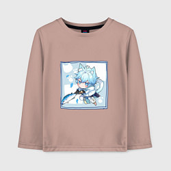 Детский лонгслив Котик Чун Юй в деле