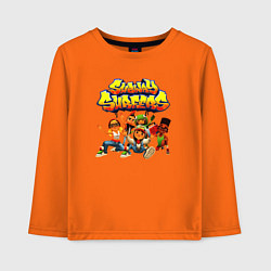 Детский лонгслив Subway Surfers персонажи