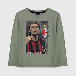 Детский лонгслив Paolo Cesare Maldini - Milan, captain