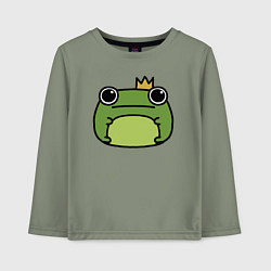 Детский лонгслив Frog Lucky король