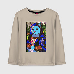 Детский лонгслив Ромеро Бритто Mona Cat