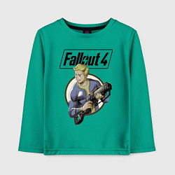 Лонгслив хлопковый детский Fallout 4 Hero, цвет: зеленый