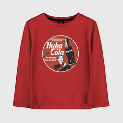 Лонгслив хлопковый детский Nuka Cola Ice Cold Retro, цвет: красный