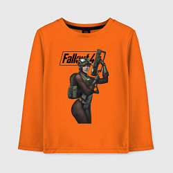 Лонгслив хлопковый детский Fallout Hero, цвет: оранжевый