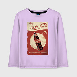 Детский лонгслив Fallout Nuka Cola Poster Pop art