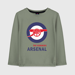 Лонгслив хлопковый детский Arsenal The Gunners, цвет: авокадо