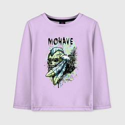 Детский лонгслив Череп с ирокезом