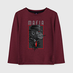 Детский лонгслив Обезьяна мафиози