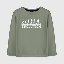 Детский лонгслив HOCKEY EVOLUTION ХОККЕЙ ЭВОЛЮЦИЯ