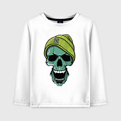 Детский лонгслив New York Yankees Cool skull