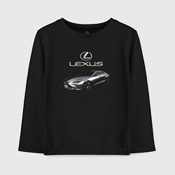 Лонгслив хлопковый детский Lexus Concept Prestige, цвет: черный