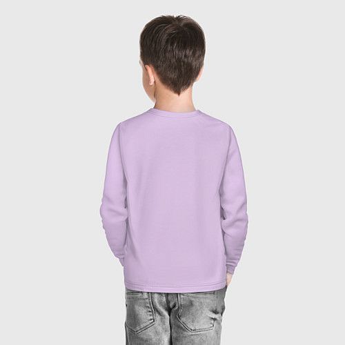 Детский лонгслив Пламенный Хашира / Лаванда – фото 4