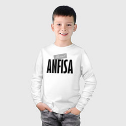 Лонгслив хлопковый детский Unreal Anfisa, цвет: белый — фото 2