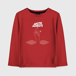 Лонгслив хлопковый детский Arctic Monkeys mardy bum, цвет: красный