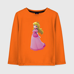 Лонгслив хлопковый детский Принцесса Персик Super Mario, цвет: оранжевый