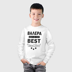 Лонгслив хлопковый детский ВАЛЕРА BEST OF THE BEST, цвет: белый — фото 2