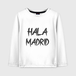 Лонгслив хлопковый детский Hala - Madrid, цвет: белый