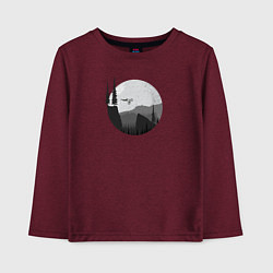 Детский лонгслив Давай через овраг