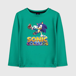 Детский лонгслив Sonic Colours Hedgehog Video game