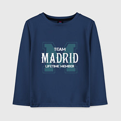 Детский лонгслив Team Madrid