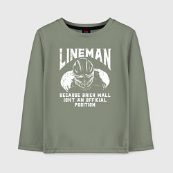 Детский лонгслив Лайнмен