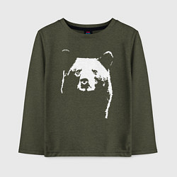 Детский лонгслив Медвежий лик