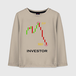 Детский лонгслив Investor