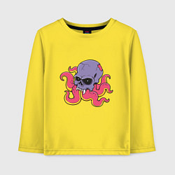 Детский лонгслив Skull Octopus