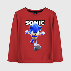 Лонгслив хлопковый детский Sonic the Hedgehog 2, цвет: красный