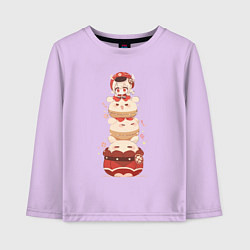 Детский лонгслив Геншин импакт chibi clee