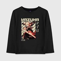 Детский лонгслив Kazuha геншин