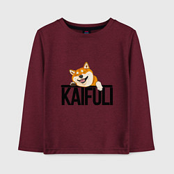 Детский лонгслив Kaifuli shiba inu